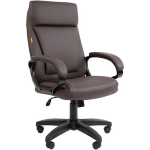 Изображение товара Офисное кресло Chairman 794LT Россия чер.пласт экокожа коричневая