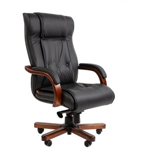 Изображение товара Офисное кресло Chairman 653 Россия черная нат.кожа/экокожа (мультиблок) N 7187703