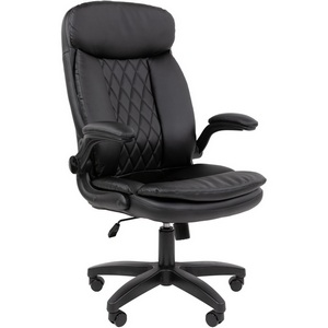 Изображение товара Офисное кресло черное Chairman 533 (экокожа/черный)