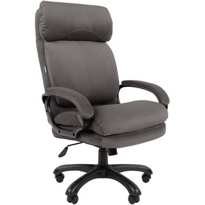 Изображение товара Кресло Chairman Home 505 Россия ткань Т-55 серый (черный пластик)