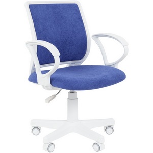 Изображение товара Кресло Chairman Kids 112 Россия ткань M морской, белый пластик