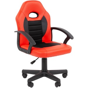 Изображение товара Кресло Chairman Kids 111 Россия экокожа красный/черный