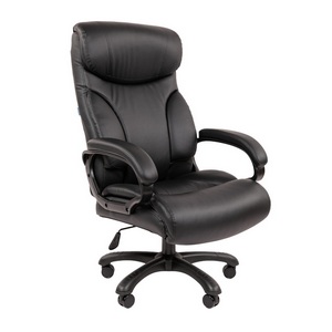 Изображение товара Офисное кресло Chairman 401 Россия экокожа черная 7217538