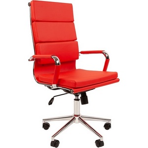 Изображение товара Компьютерное кресло CHAIRMAN 750 (Металл,Экокожа/Красный)