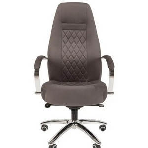 Изображение товара Кресло компьютерное с металлической крестовиной CHAIRMAN 950 LT (металл,пластик,экокожа/серый)