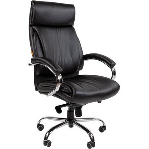 Изображение товара Компьютерное кресло CHAIRMAN CH423 кожа (Металл,Кожа/Черный)