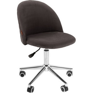 Изображение товара Компьютерное кресло CHAIRMAN HOME 118 (Металл,Велюр/Темно-серый)