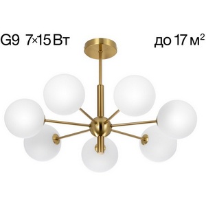 Изображение товара Потолочная люстра на штанге Citilux Tonga CL212173 (плафоны шарики)