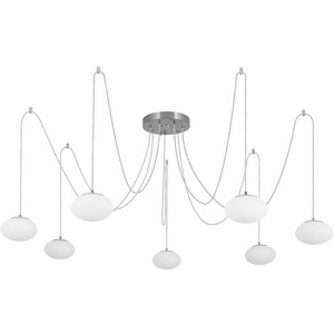 Изображение товара Люстра led подвесная с хромированной арматурой паук WiFi с пультом LED Citilux Atman Smart CL226A071 (Умный дом, Алиса)