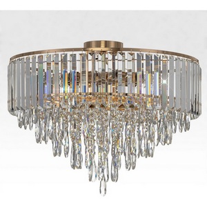 Изображение товара Потолочная люстра каскадная хрустальная Citilux Leonna CL320192