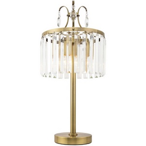 Изображение товара Настольная хрустальная лампа Citilux Инга CL335833 с подвесками