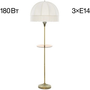 Изображение товара Торшер бахрома с полкой Citilux Базель CL407931T