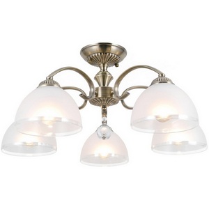 Изображение товара Люстра потолочная с арматурой из металла хрустальная на штанге Citilux Франческа CL417153 с подвесками