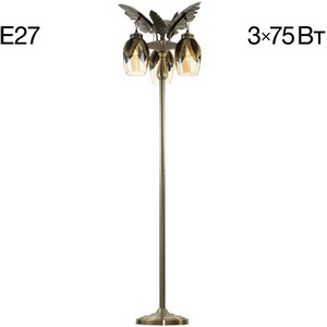 Изображение товара Торшер напольный с 3 лампами Citilux Garuda CL420933 листья