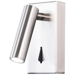 Изображение товара Спот для чтения поворотный с выключателем Матовый Хром Citilux Декарт CL704352