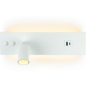 Изображение товара Настенный светильник LED с USB со спотом для чтения с выключателем Citilux Декарт CL704460