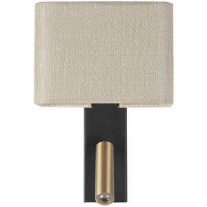 Изображение товара Бра с песочным абажуром и выключателем с подсветкой для чтения Citilux Dekart CL704483