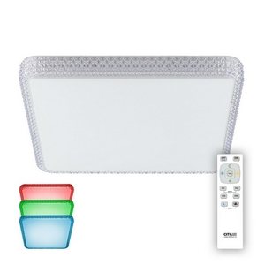 Изображение товара Потолочный светильник светодиодный с пультом регулировкой яркости и цветной температуры ночной режим Citilux Альпина CL718K100RGB