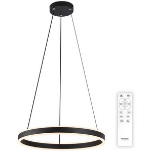 Изображение товара Люстра с пультом на батарейках с пультом подвесная LED Citilux Дуэт CL719501 кольцо