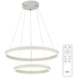 Изображение товара Люстра с пультом подвесная LED Citilux Дуэт CL719640 кольцо