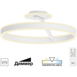 Изображение товара Потолочная люстра на штанге светодиодная с пультом Citilux Дуэт CL719750 (кольцо)