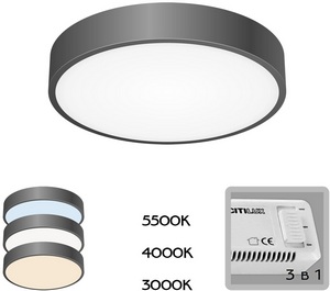 Изображение товара Потолочный светильник круглый светодиодный с диммером Citilux Купер CL72424V1