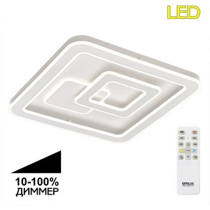 Изображение товара Люстра потолочная светодиодная квадратная с ПДУ Citilux Квест CL739150