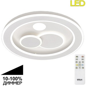 Изображение товара Потолочная светодиодная люстра с пультом управления на штанге Citilux Квест CL739170