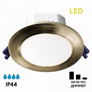 Изображение товара Встраиваемый светильник круглый светодиодный с диммером IP44 Citilux Акви CLD008113V