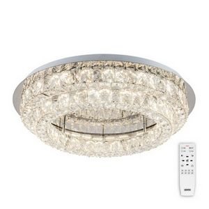 Изображение товара Люстра потолочная светодиодная с 1 плафоном хрустальная с ПДУ Eletto Olimpia EL330C80.1