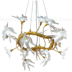 Изображение товара Подвесная люстра (цветы, птички) Cloyd Sirin 11105
