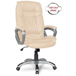 Изображение товара Стул для офиса руководителя с наклоном бизнес-класса CLG-615 LXH Beige College