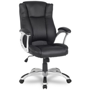 Изображение товара Кресло компьютерное с тканевой обивкой с мягкими подлокотниками руководителя бизнес-класса College HLC-0631-1/Black