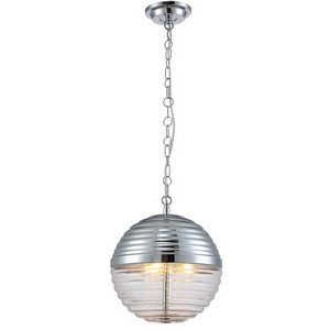 Изображение товара Подвесной светильник Crystal Lux ALBERTO SP3 CHROME/TRANSPARENTE в форме шара