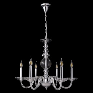 Изображение товара Подвесная люстра Crystal Lux ARABESQUE SP6 CHROME подсвечник