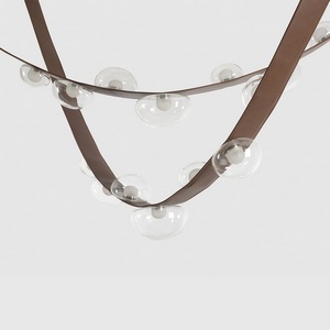 Изображение товара Подвесной светильник светодиодный Crystal Lux BOSQUE SP7 L3000 BROWN/TRANSPARENT