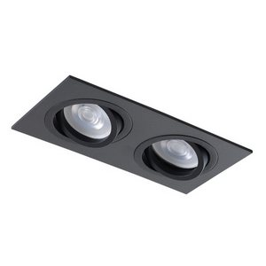 Изображение товара Потолочный светильник прямоугольный с черным плафоном Crystal Lux CLT 002C2 BL