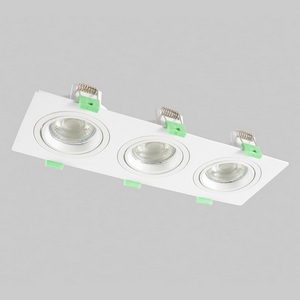 Изображение товара Потолочный светильник прямоугольный встраиваемый с арматурой из алюминия Crystal Lux CLT 002C3 WH V2