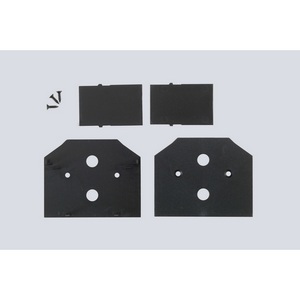 Изображение товара Заглушка для встраиваемого трека 220V в натяжной ПВХ потолок Crystal Lux Space 220 CLT 0.235 06 BL