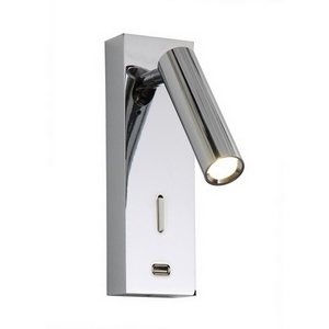 Изображение товара Бра для чтения светодиодное с выключателем и USB-портом Crystal Lux CLT 210W USB CH Изображение товара Бра для чтения светодиодное с выключателем и USB-портом Crystal Lux CLT 210W USB CH