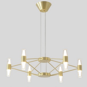 Изображение товара Люстра led подвесная с 6 лампочками Crystal Lux DOROTEA SP6 GOLD
