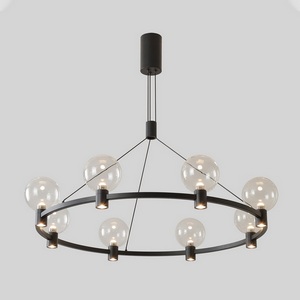 Изображение товара Подвесная люстра шарики Crystal Lux DUET SP56W LED BLACK