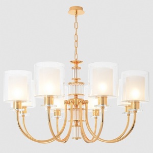Изображение товара Подвесная люстра Crystal Lux ELENA SP8 GOLD