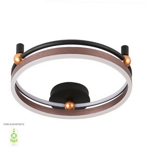 Изображение товара Потолочный светильник с пультом Crystal Lux FERNANDO PL48W LED COFFEE/BLACK кольцо
