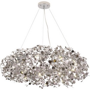 Изображение товара Люстра подвесная высотой 30 см Crystal Lux GARDEN GARDEN SP9 D800 CHROME
