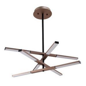 Изображение товара Потолочная люстра светодиодная с пультом Crystal Lux HI-WAY SP8 COFFEE