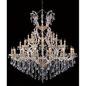 Изображение товара Большая люстра Crystal Lux HOLLYWOOD SP16+8+8 GOLD подсвечник