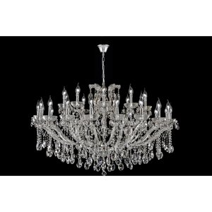 Изображение товара Большая люстра Crystal Lux HOLLYWOOD SP20+10 CHROME подсвечник