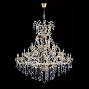 Изображение товара Большая люстра Crystal Lux HOLLYWOOD SP53 GOLD подсвечник