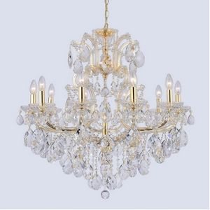 Изображение товара Подвесная люстра Crystal Lux ISABEL SP11 GOLD/TRANSPARENT подсвечник